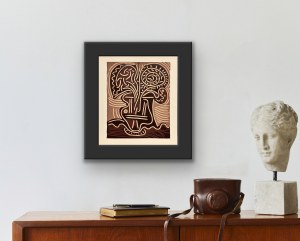Pablo Picasso (1881-1973), Le Vase de Fleurs 1963 from the series Tauromachia - Linocut 1963.