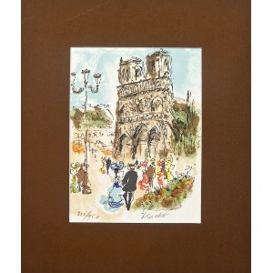 Urbain Huchet (1930 - 2014, Paris, Notre Dame, 1977