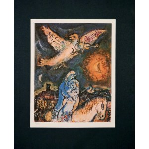 Marc Chagall (1887 - 1985), The angel with the violin - Anioł ze skrzypcami, (1917)