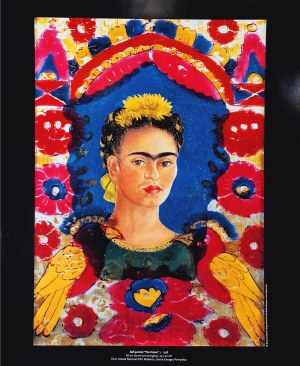 Frida Kahlo (1907-1954), Self-portrait ''The Frame''.