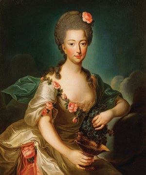 François Hubert DROUAIS - circle,, PORTRAIT OF MARIA ANTONINA AS A HEBE, PERSONIFICATION OF JESUS