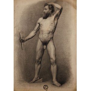 Karol MILLER, AKT ZE ŚWIECĄ, ok. 1855