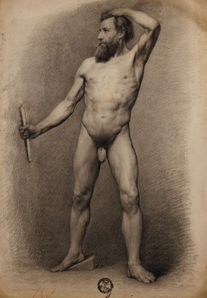 Charles MILLER, ACT WITH CANDLE, ca. 1855