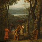 George LAMBERT, ŚWIĘTOWANIE POKOJU, 1744