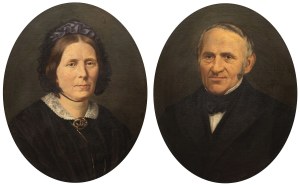 Elisabeth POCHHAMMER, A Pair of Marriage Portraits, 1876