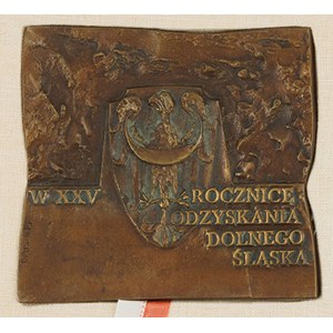 MEDAL, W XXV ROCZNICĘ ODZYSKANIA DOLNEGO ŚLĄSKA, 1970