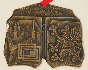 MEMORIAL MEDAL, 7th PRESENTATION OF PAINTERS OF SOCIALIST COUNTRIES, Szczecin 1977