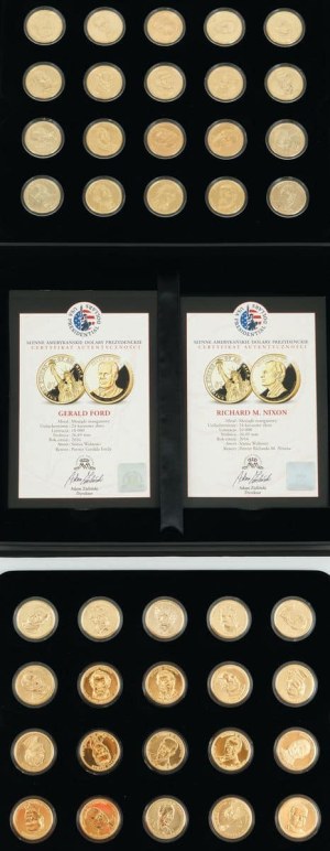 FAMOUS AMERICAN PRESIDENTIAL DOLLARS, National Treasury, 2007-2016
