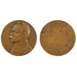 Medaille, JÓZEF PIŁSUDSKI, 10. JAHRESTAG DES RÜCKTRITTS DER ARMEN, 1930