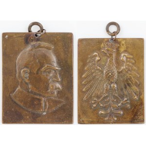 PLAKIETKA, JÓZEF PIŁSUDSKI / GODŁO POLSKI