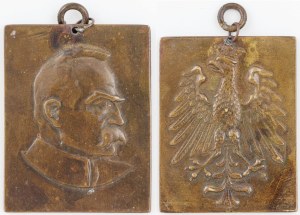 BADGE, JOZEF PIŁSUDSKI / POLISH EMBLEM