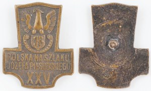 COMMEMORATIVE BADGE, POLAND ON THE TRAIL OF JOZEF PIŁSUDSKI XXV