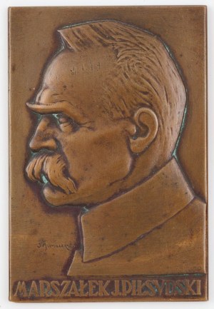 PLACETTE, MARSZAŁEK JÓZEF PIŁSUDSKI, State Mint, 1926