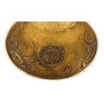 ROKOKOWY KUBEK Z MONETAMI, Polska, Toruń, Johann Samuel Meschke (Möschke) (?), po 1762, Srebro, złocenie, waga 146,84 g, wys. 9 cm