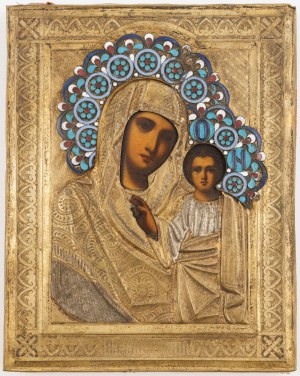 IKONA OF THE MOTHER GOD OF KAZAAN, Russia, 2nd half of the 19th century.