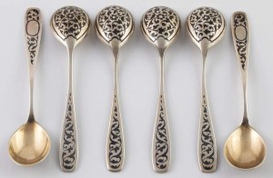 SEVEN Spoons, Russia, Cuban Artistic Combine, 1974