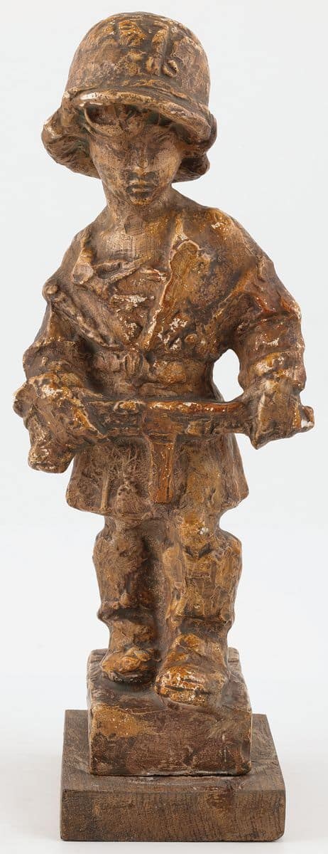 Jerzy JARNUSZKIEWICZ, MAŁY POWSTANIEC, proj 1946, odlew ok. 1960