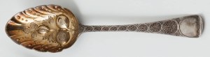 Spoon with fruit motif, Riga, ca. 1840