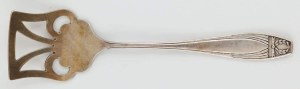Sardine spatula empire pattern, Poland, Warsaw, Fraget, circa 1920.