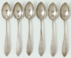 SIX LYGES pattern Duchy of Warsaw, Poland, Warsaw, Wytwórnia Wyrobów Srebrnych, before 1963
