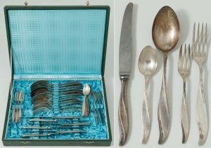 SET OF US pattern cutlery, Poland, Warsaw, Hefra, ca. 1970.