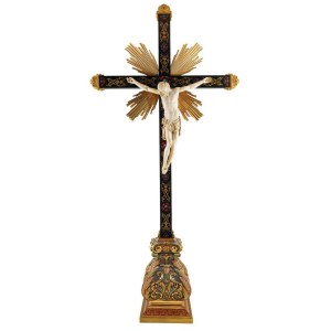 KRUCYFIKS OŁTARZOWY, Hiszpania, XVIII w.