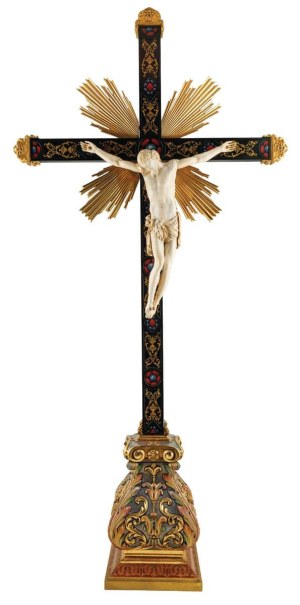Altarpiece CRUCIFIC, Spain, 18th century.