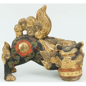 STRAŻNIK FOU, Japonia, Kutani, ok. 1920