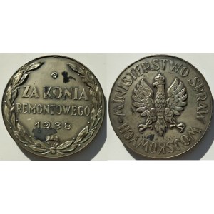 MEDAL, NAGRODA ZA KONIA REMONTOWEGO, Ministerstwo Spraw Wojskowych, 1938