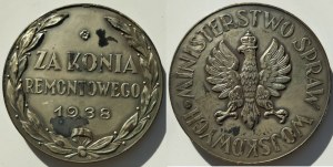 MEDAL, AWARD FOR REMARKABLE HORSE, Ministry of Military Affairs, 1938
