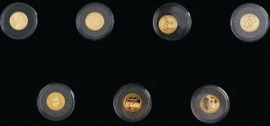 7 COINS FROM THE WORLD'S SMALLEST COINS SERIES