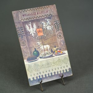 Postcard - Happy Hallelujah - [addressed to Bronislawa Rychter Janowska].