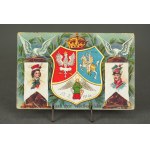 Postcard - Long Live Greater Poland - 1920 [Kosciuszko, Poniatowski, Pogon, Eagle].