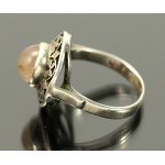 Ring mit Achat, Sterlingsilber (101)