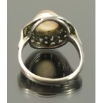 Ring mit Achat, Sterlingsilber (101)