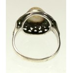 Ring mit Achat, Sterlingsilber (101)