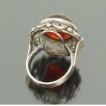Ring with amber, Warmet - Jantar (112)