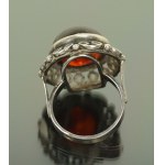 Ring with amber, Warmet - Jantar (112)