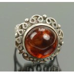 Ring with amber, Warmet - Jantar (112)