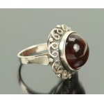 Ring with amber, Warmet - Jantar (112)