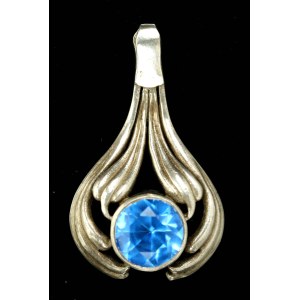 Blue zirconia pendant, Warmet (113)