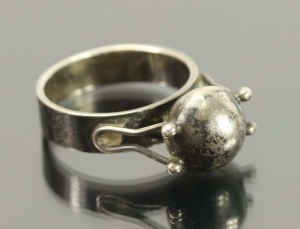 Author's ring, Cracow silver sample 
