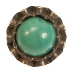 Brooch with turquoise, Jadwiga and Jerzy Zaremski (123)