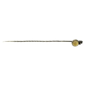 Krawattennadel mit Achat, Metallarbeiten (143)