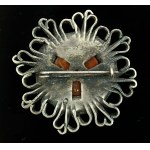 Brooch with amber, author