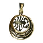 Scorpio zodiac sign pendant, Warmet (151)