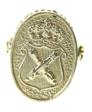 Ring with the coat of arms of the Jagiellonian University, Imago Artis (152)