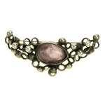 Brooch with amethyst, Jadwiga and Jerzy Zaremski (154)