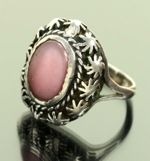 Ring with pink stone, ORNO (157)