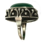 Ring with green stone, ORNO (169)